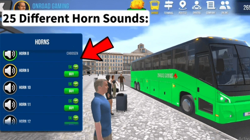 Different horn sound system is shown in the image.