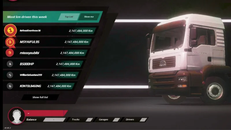 It is image on truck simulator europe 3.